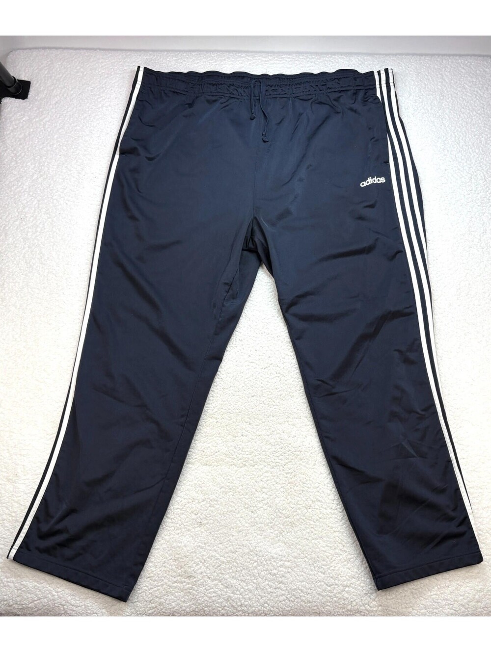 Adidas Track Pants Men's 4XL Blue White Stripes Athletic Joggers Logo